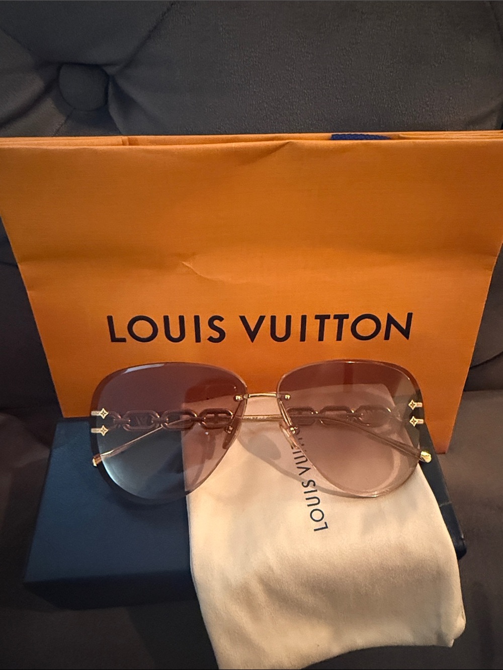 🔥Louis Vuitton 2022 LV Jewel Pilot Sunglasses🔥